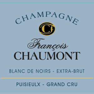 Etiquette Bouteille de Champagne Blanc de Noirs - Grand Cru François Chaumont, Puisieulx
