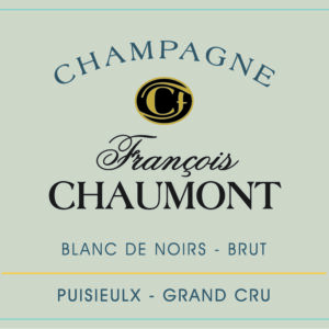 Etiquette Bouteille de Champagne Blanc de Noirs - Brut - Grand Cru François Chaumont, Puisieulx