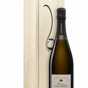 Bouteille de Champagne Coffret bois Blanc de Blanc - Grand Cru François Chaumont, Puisieulx
